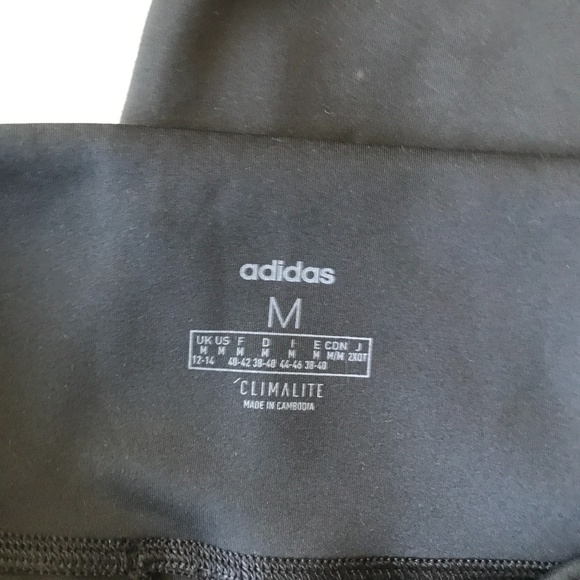 ADIDAS Black High Rise Legging - Size Medium - Picture 4 of 4